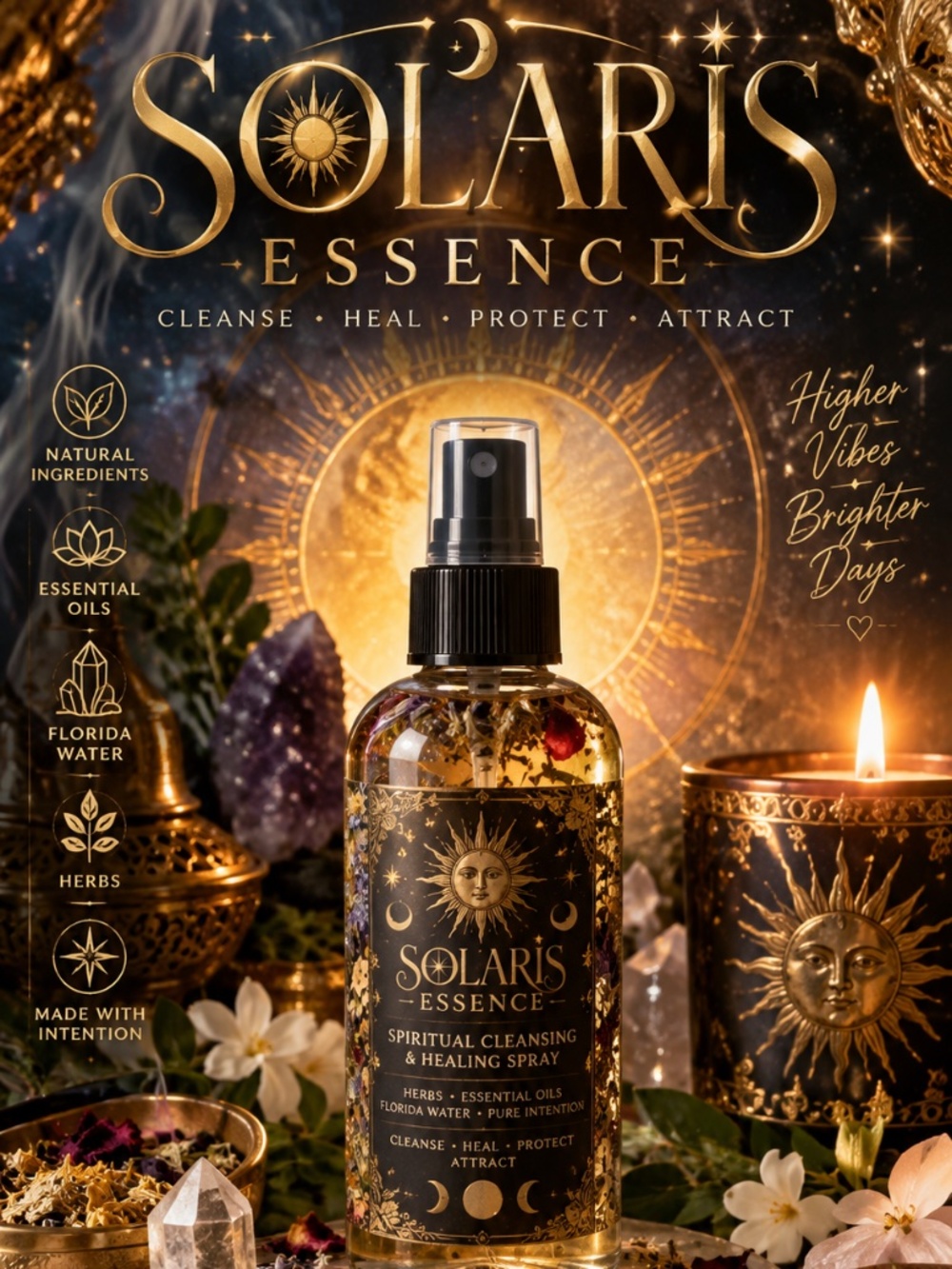 Multi-purpose spiritual spray